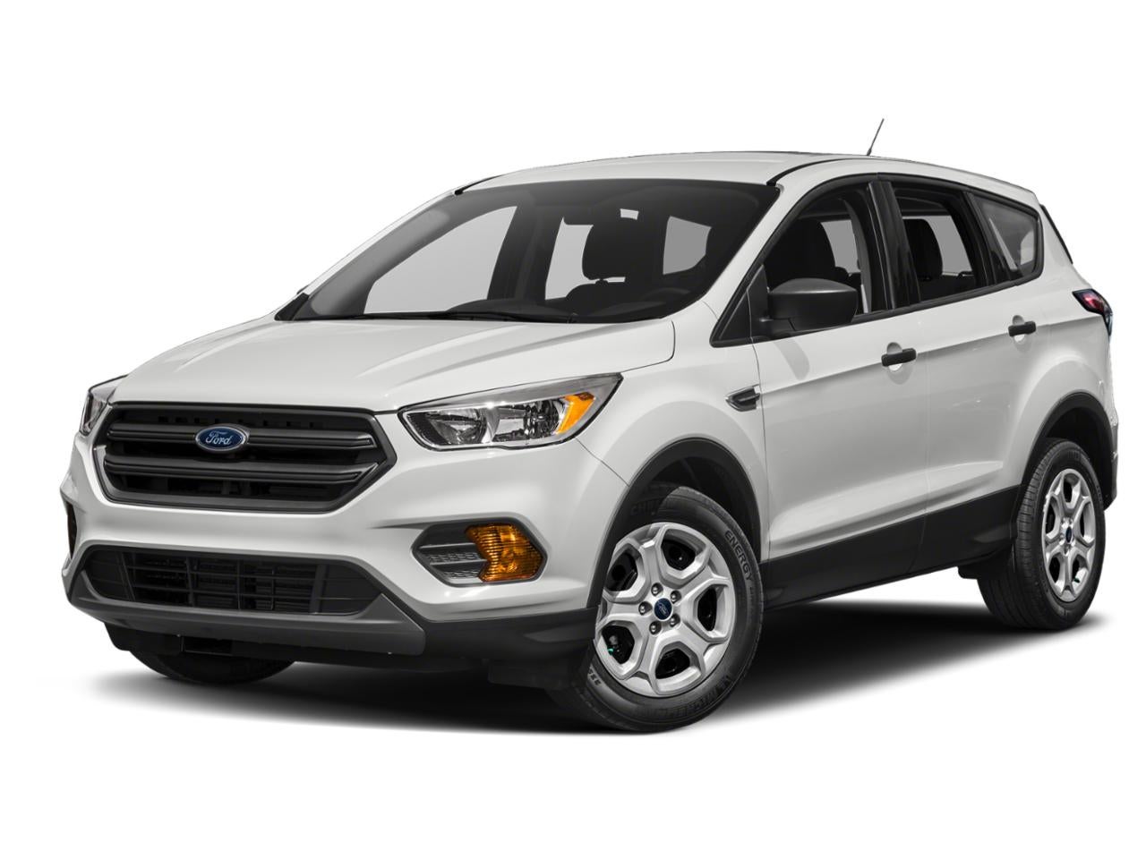 2019 Ford Escape SE 4WD in Oxford White — front three-quarter view